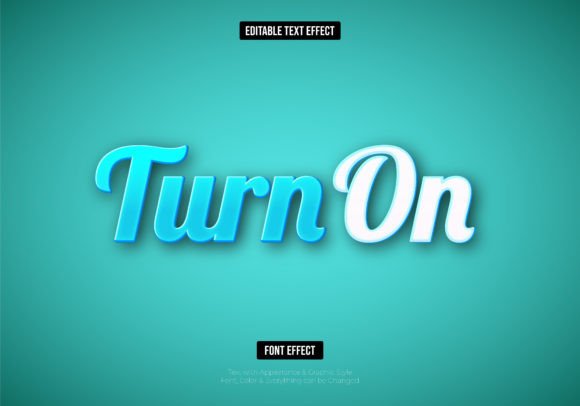 Blue Text Effect: Instant Editable Vector Design for Any Project