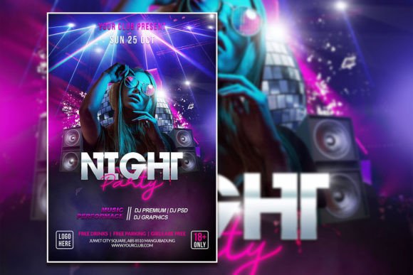 Crafting the Perfect Night Out: Your Ladies Night Party Flyer