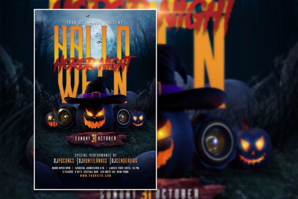 Halloween Horror Night Flyer Template for Instant Impact