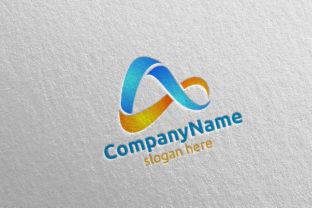 Letter a Logo Design 87: A Modern Icon for Digital Brands