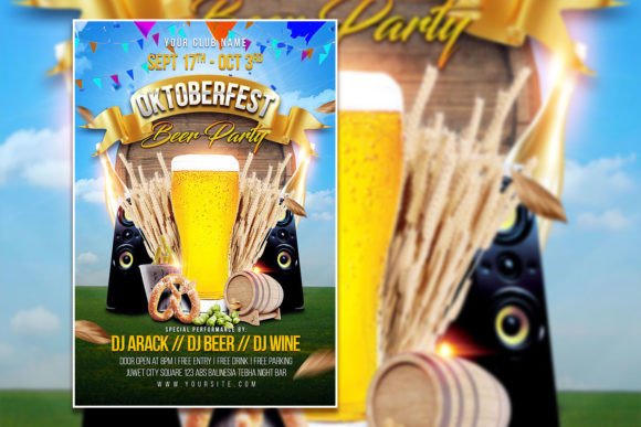 Oktoberfest Celebration Flyer: Your Editable Design Shortcut