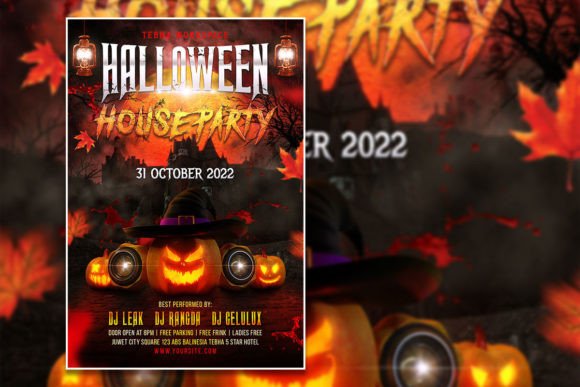 Unleash Spooky Creativity with an Editable Halloween Flyer Template